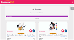 Desktop Screenshot of giveawaylist.com